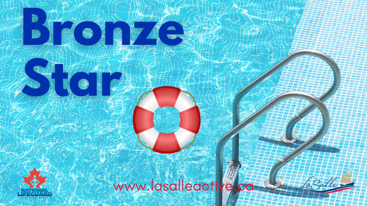 We are offering 𝗕𝗿𝗼𝗻𝘇𝗲 𝗦𝘁𝗮𝗿 at the LaSalle Outdoor Pool starting July 28.💦 For youth ages 8-12 years wanting to start their lifesaving training earlier. Participants are certified in Bronze Star and Basic First Aid with CPR A. 

To register: ow.ly/IxEK50Wrb7J