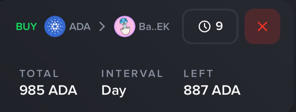 New $BBSNEK DCA COUPLED WITH 1k WITHDRAWL OF ABOUT 15MIL BBSNEK FOR THE 1% MONTHLY FEE.  MORE $BBSNEK FOR US LESS FOR YOU 😝😝😝