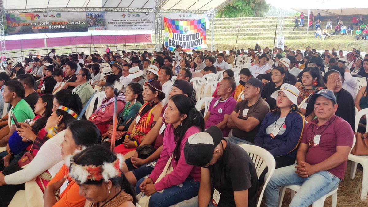LancerosDigital's tweet image. Se instala el VIII Congreso de la @CONAIE_Ecuador con la masiva participación de los delegados de los Pueblos y Nacionalidades del Ecuador en Conocoto, Quito