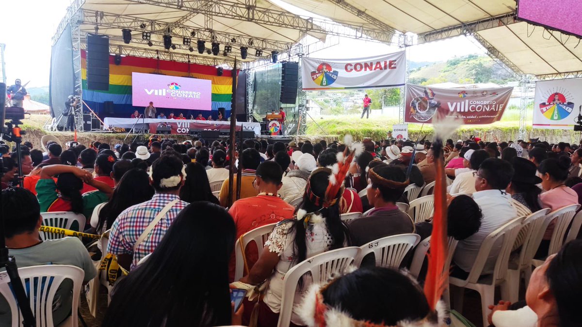 LancerosDigital's tweet image. Se instala el VIII Congreso de la @CONAIE_Ecuador con la masiva participación de los delegados de los Pueblos y Nacionalidades del Ecuador en Conocoto, Quito