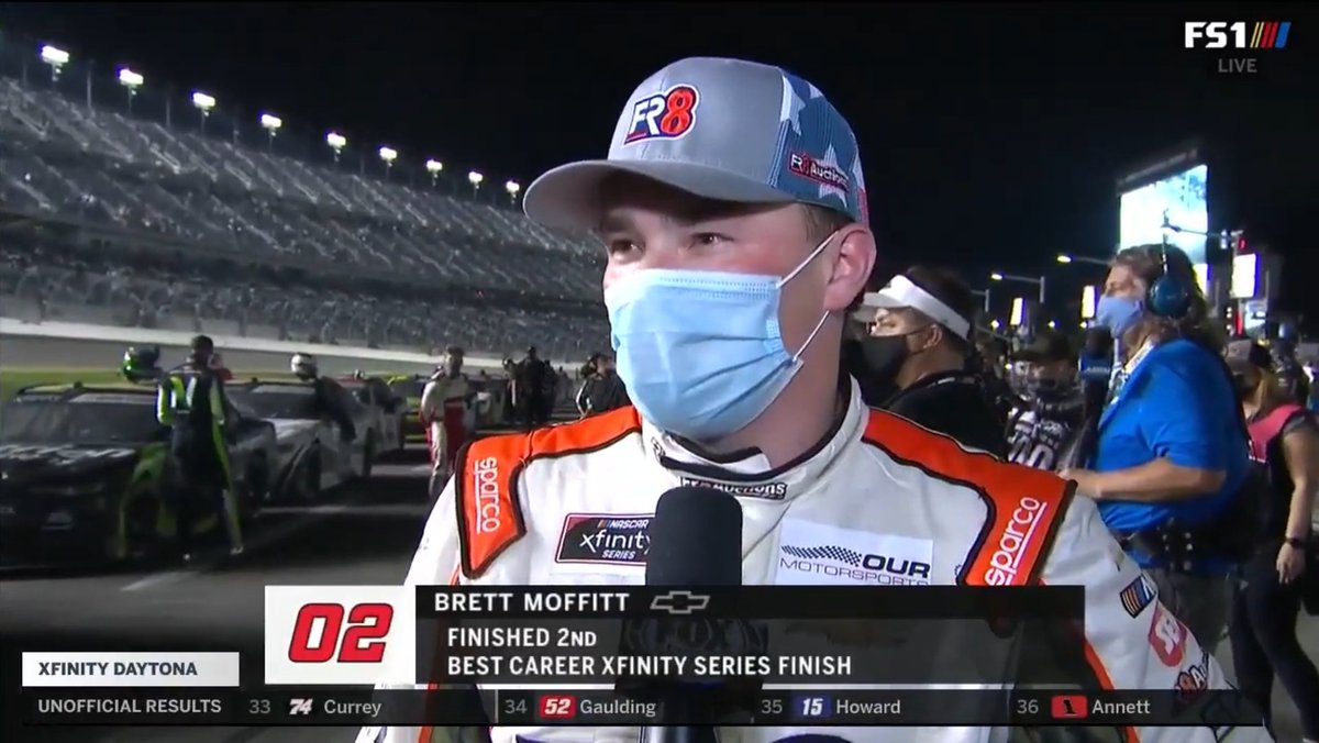 nascarman_rr's tweet image. RIP Our Motorsports. That was a fun new team to watch in 2020 with Brett Moffitt carrying them to some really strong runs. Andy Lally making them look like contenders at road courses. Anthony Alfredo's pole at Portland