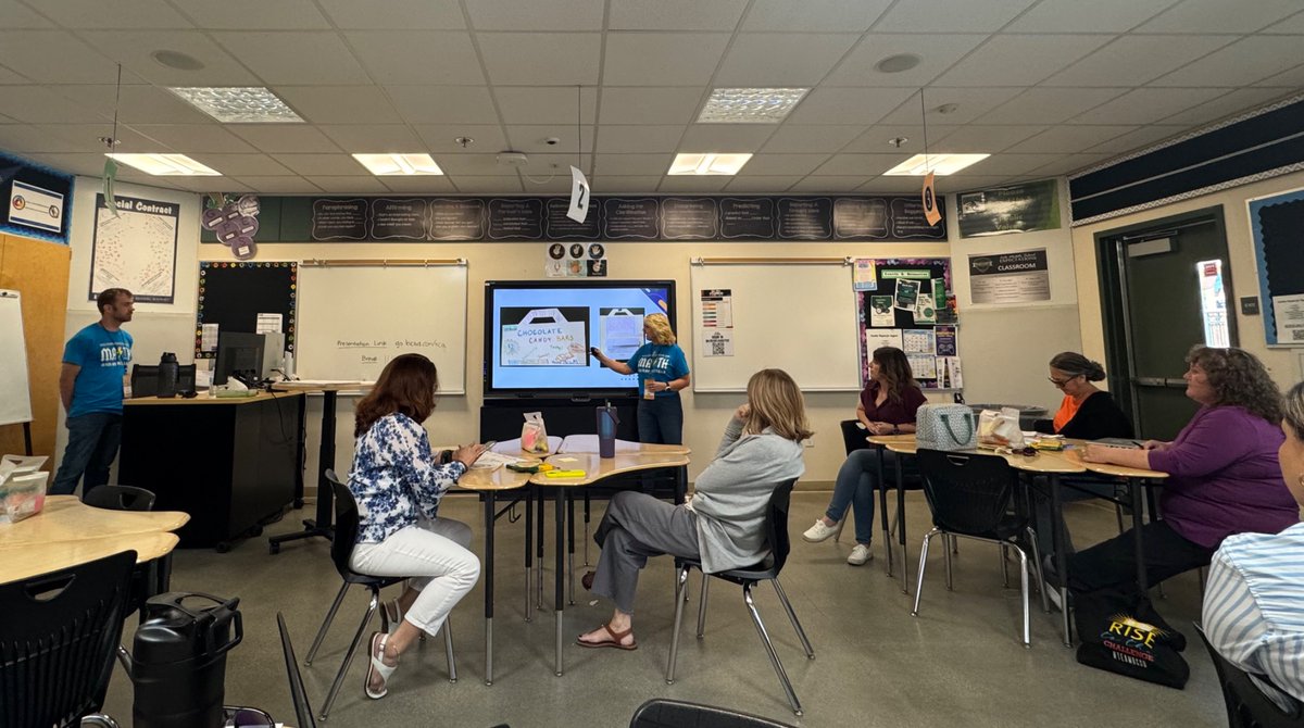 Excited to attend the summer math session presented by the math team that included our third grade teacher, Mrs. Miller. Way to shine!