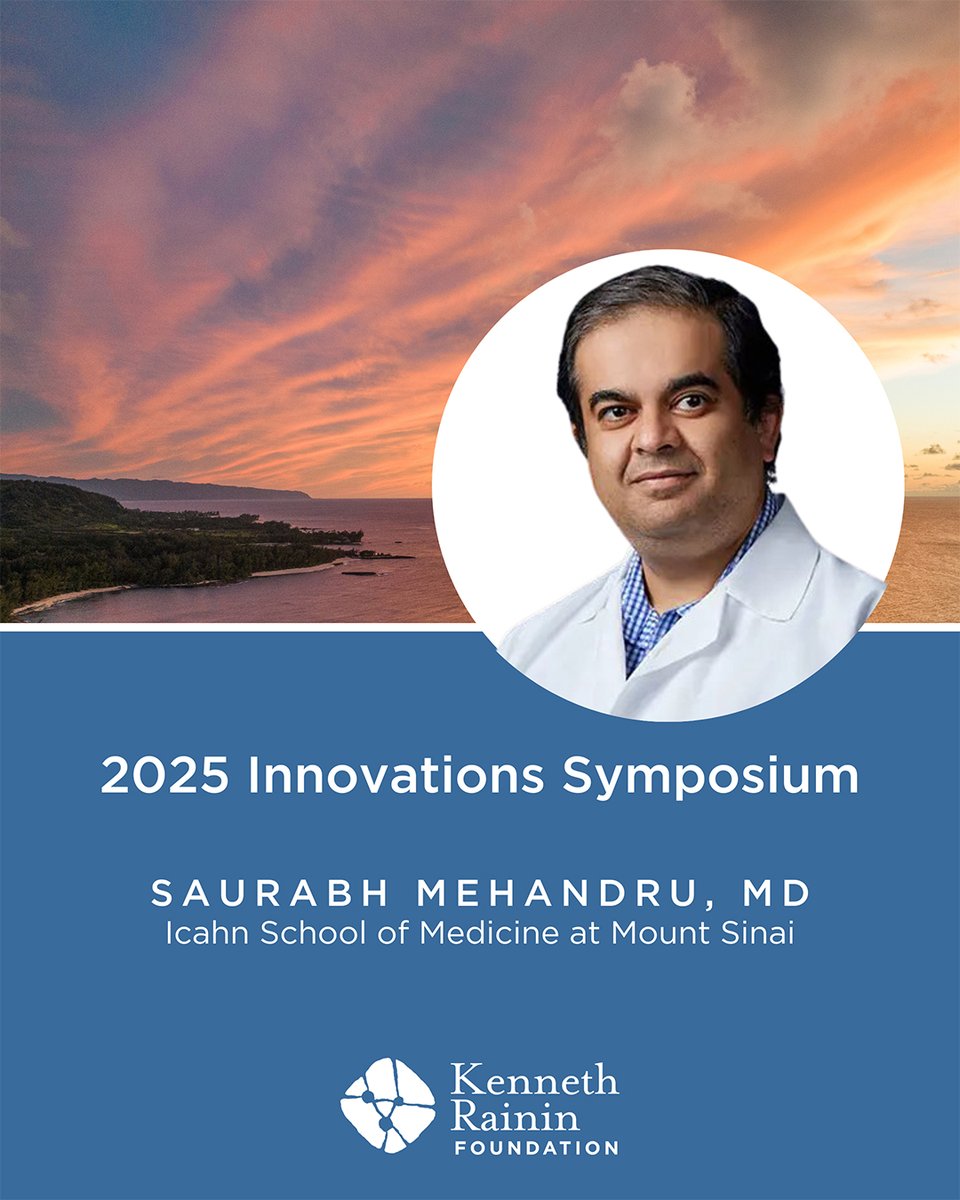 Kenneth Rainin Foundation (@kr_foundation) on Twitter photo Dr. Saurabh Mehandru of <a href="/MehandruLab/">Mehandru Lab @MountSinai</a> <a href="/IcahnMountSinai/">Icahn School of Medicine at Mount Sinai</a> is presenting on B cell dysfunction in inflammatory bowel diseases. #InnovationsSymposium2025 Dr. Saurabh Mehandru of <a href="/MehandruLab/">Mehandru Lab @MountSinai</a> <a href="/IcahnMountSinai/">Icahn School of Medicine at Mount Sinai</a> is presenting on B cell dysfunction in inflammatory bowel diseases. #InnovationsSymposium2025