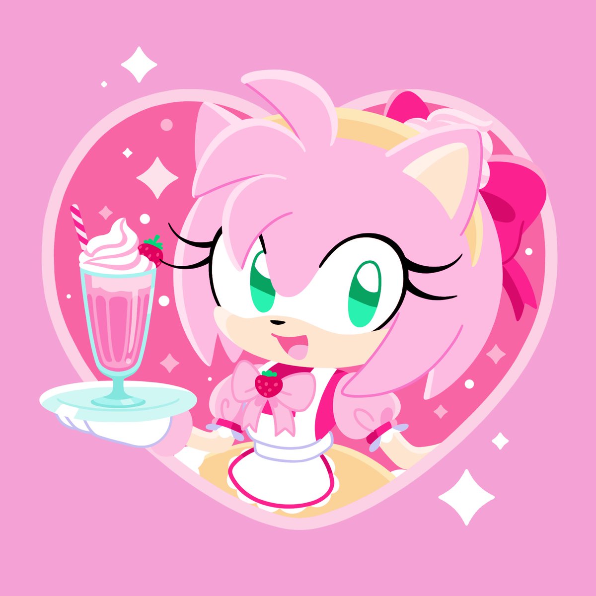 Dulce Amy 💕 #SonicTheHedgehog #amyrose