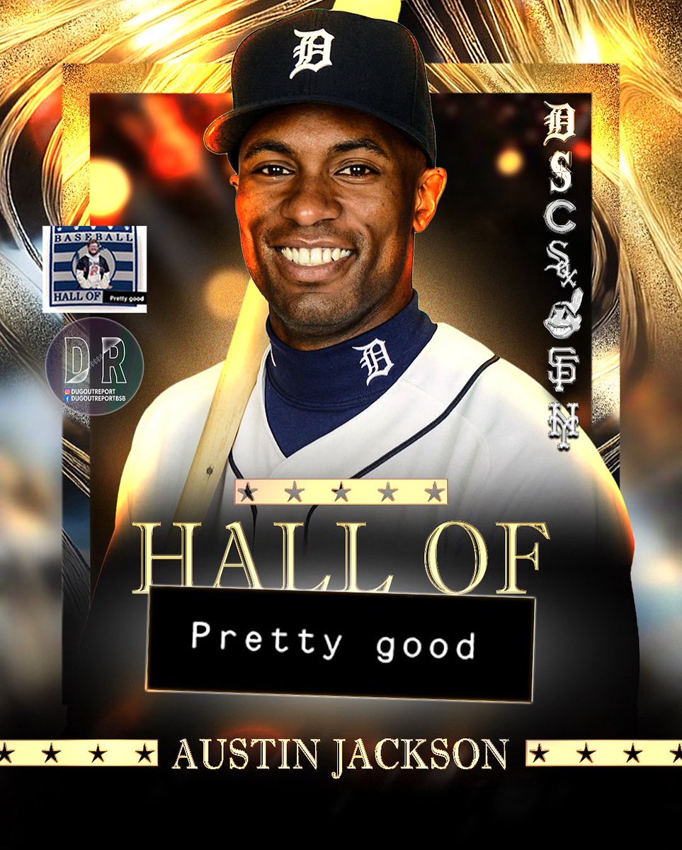 🚨BREAKING NEWS🚨 

Austin Jackson pulled off one of the most impressive comebacks of all time to become the 18th member elected to the Hall of Pretty Good. He finishes with exactly 65% of the vote.