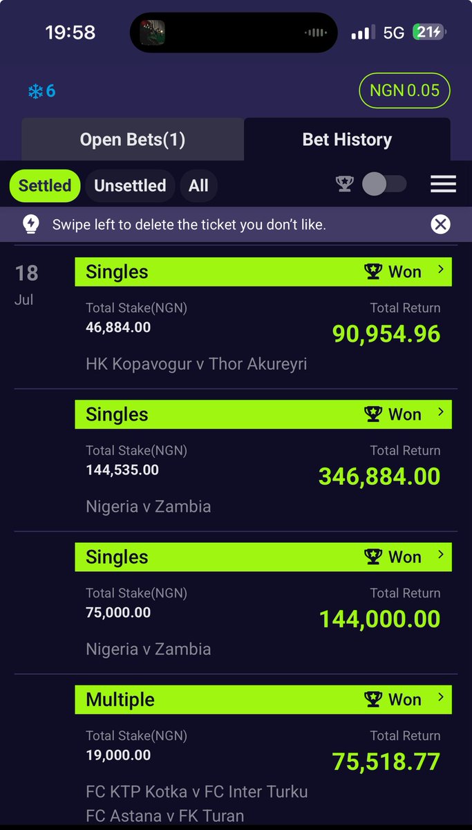 BETTORS following me, this is a typical example of how i bet most days. 

I initiate a lil amount. Grow it to a certain amount and take major chunk out. 

I continue betting with what is left. 

YOU HAVE NO BUSINESS PUTTING 100k in a game at once only to cry that Oku killed you