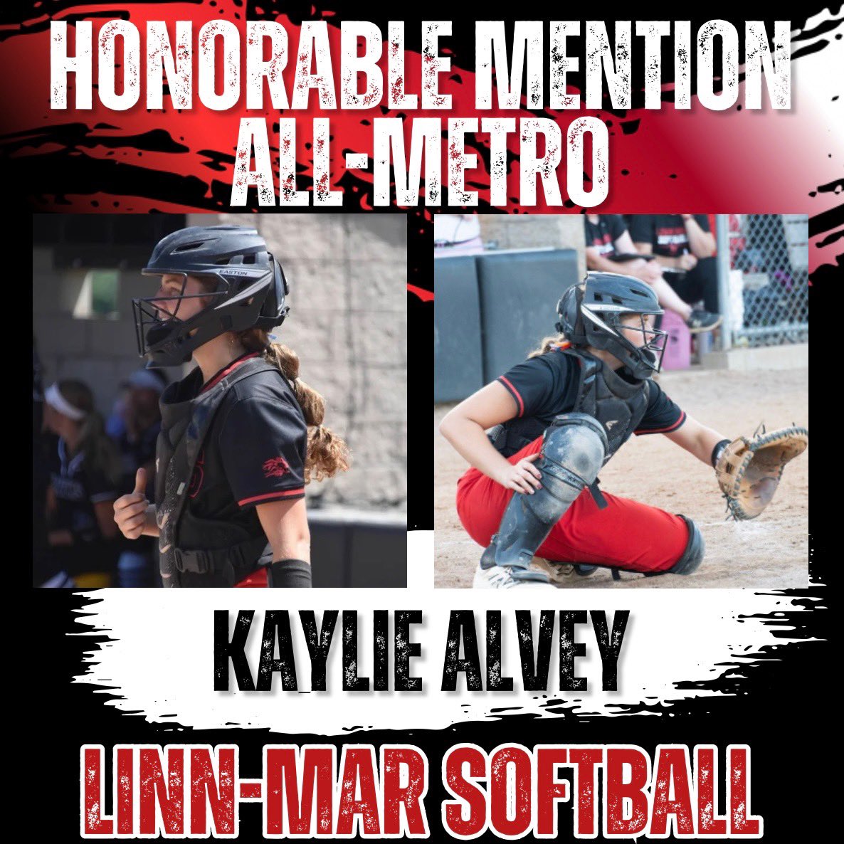 Our Honorable Mention All-Metro winners: Emma Barnes and Kaylie Alvey