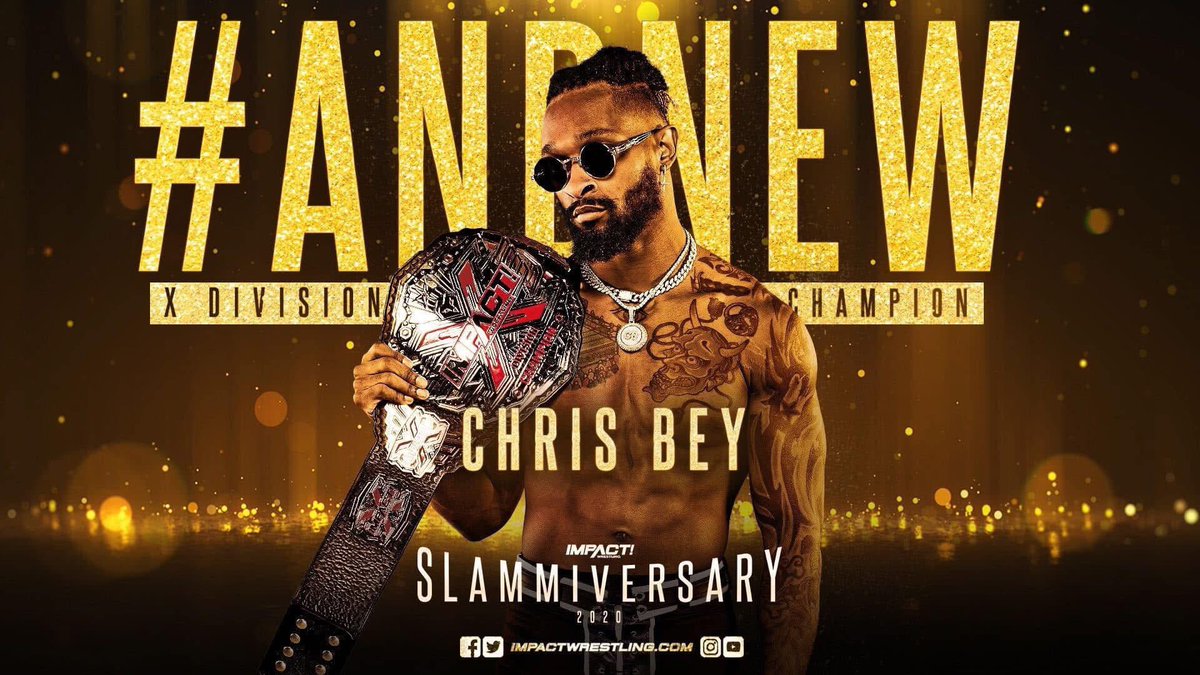 DashingChrisBey's tweet image. 5 years ago today I became the X Division Champion at Slammiversary
TNA just announced the return of the first ever X Division Champion AJ Styles this Sunday at Slammiversary
Sounds Too Sweet 🤘🏾