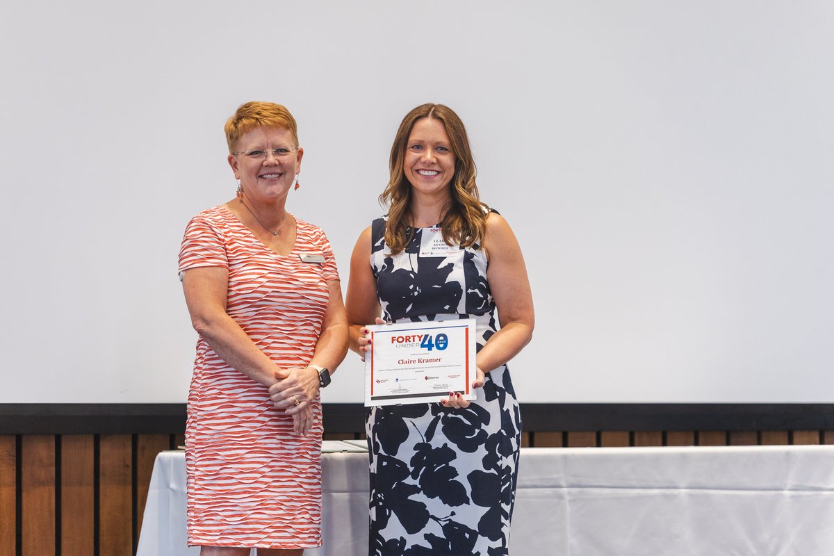 ILLTRS's tweet photo. We were proud to join leaders from across Springfield to celebrate the Springfield Business Journal’s Forty Under 40 honorees this week.

Congratulations again, Claire, on this well-deserved recognition. 

📸 Photos 1 and 2 courtesy of Springfield Business Journal. https://t.co/KbEuQQkltU