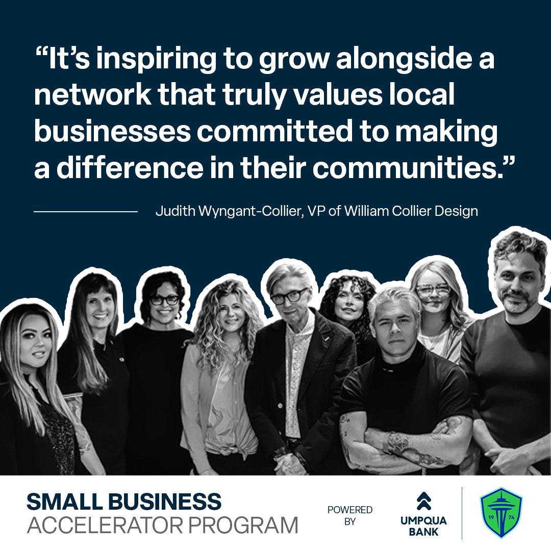 This week, we're proud to spotlight another incredible small business alongside @soundersfc as part of our mission to help communities thrive! 

Meet William Collier Design (@wmcollierdesign), a Seattle staple for over 35 years. More than just a hair salon, they specialize in