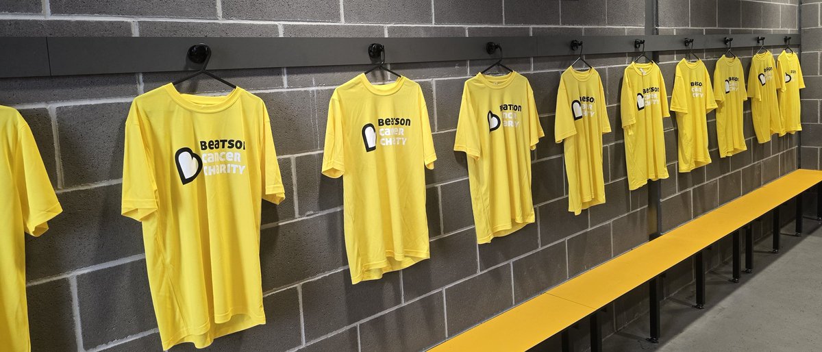 Changing Room is all set up for tomorrow where we will get 1st use of our new warm up shirts promoting our chosen club charity <a href="/Beatson_Charity/">Beatson Cancer Charity</a> 

Free entry however a bucket will be located at entry with all proceeds going to Beatson 🤝

<a href="/Caledonianloco/">Caledonian Locomotives FC 🏴󠁧󠁢󠁳󠁣󠁴󠁿</a>