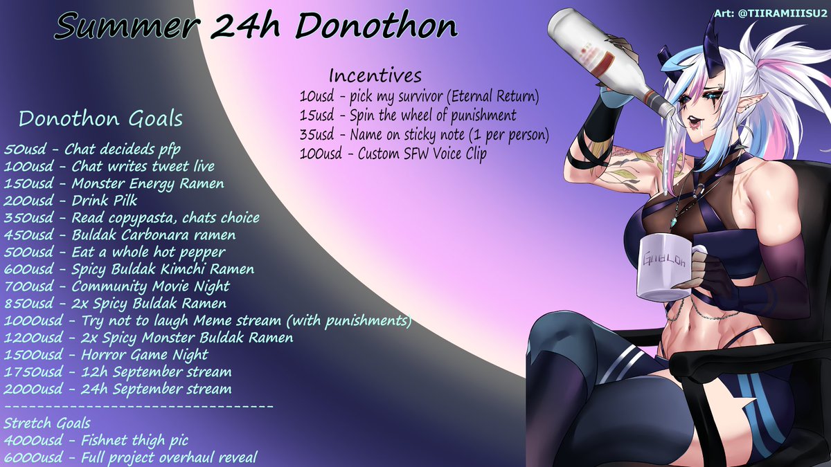 MephieraVT's tweet photo. We are doing our 24h stream tonight/tomorrow!
Come hangout and feel free to help torment me and have fun!

The stream will be starting:
Friday 18th 0900PM EST
Saturday 19th 0300AM CET/GMT+1
Saturday 19th 1100AM AEST
#ENVtuber #Vtuber https://t.co/Y0RMeQfVTW