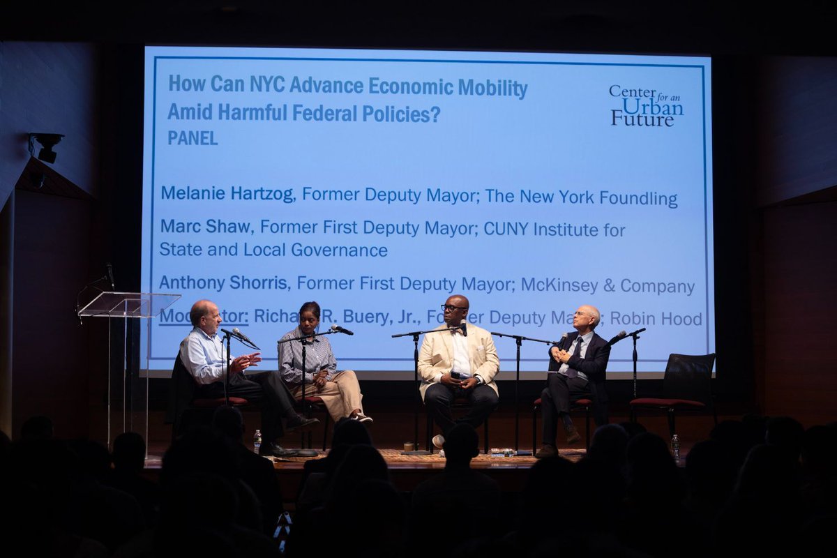 Richard Buery, Jr. (@richardbuery) on Twitter photo Honored to moderate a powerful conversation yesterday with Melanie Hartzog, Marc Shaw, and Tony Shorris at the <a href="/nycfuture/">Center for an Urban Future</a> summit. Lessons from crisis, ideas for action—and a clear call to center economic mobility in everything we do. #FightPoverty
👀 nycfuture.org/research/5-ide… Honored to moderate a powerful conversation yesterday with Melanie Hartzog, Marc Shaw, and Tony Shorris at the <a href="/nycfuture/">Center for an Urban Future</a> summit. Lessons from crisis, ideas for action—and a clear call to center economic mobility in everything we do. #FightPoverty
👀 nycfuture.org/research/5-ide…