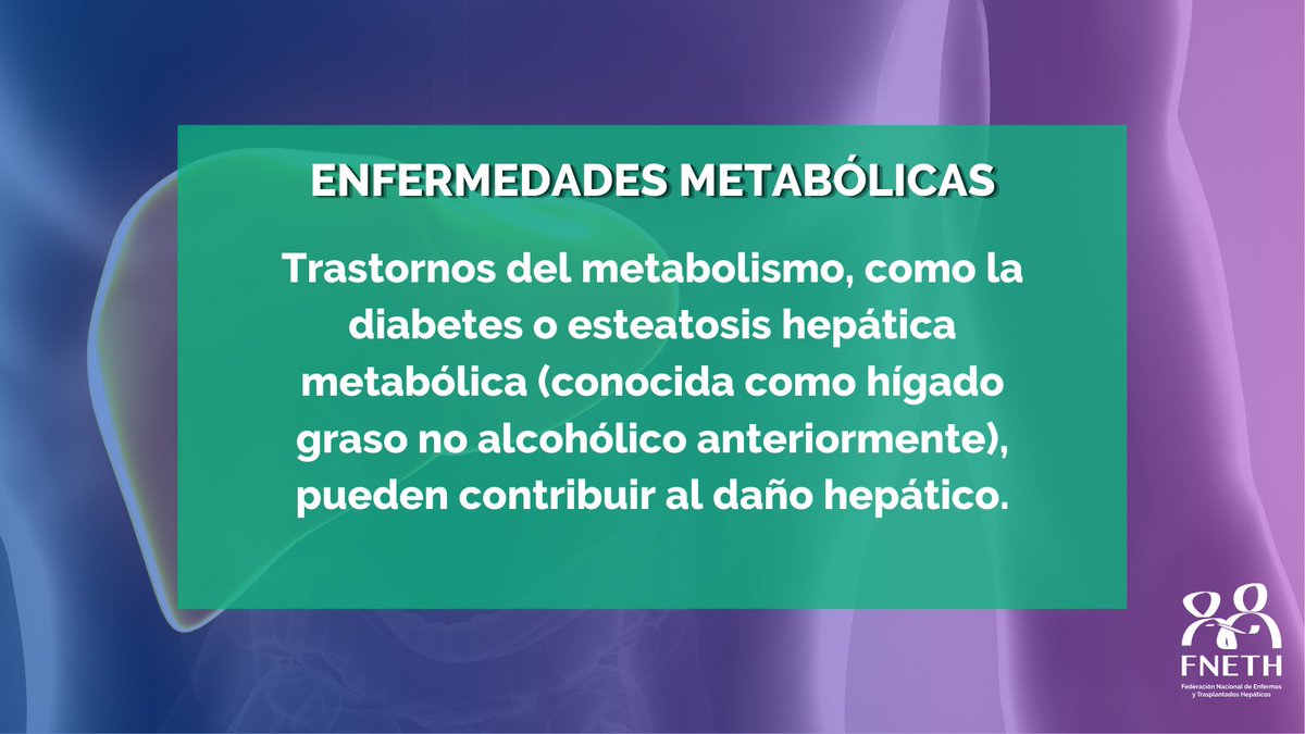 fneth_org's tweet image. ❌ Romper con el estigma que hay alrededor de las enfermedades hepáticas es un deber de todxs 👥
🛤️ ¿El camino?
Sensibilizar y concienciar a la población de que no todas las enfermedades hepáticas se producen por alcohol u obesidad ⤵️