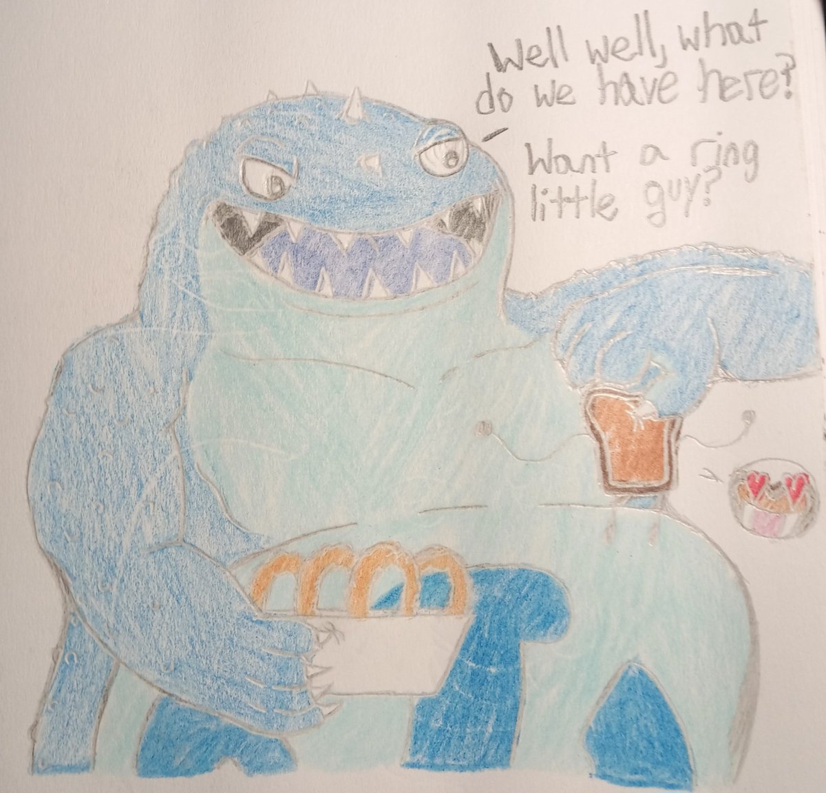 Onion Rings 🍟 (closest emoji I could find)

<a href="/Toastkioken/">Kio, number 1 dragon lover</a> forced me to do this against my will. Enjoy! :3