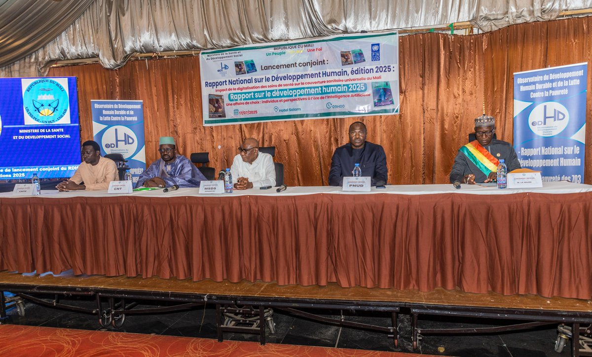 PNUDMALI's tweet image. [2/2]:Le PNUD réaffirme son engagement à accompagner les efforts du 🇲🇱 pour l’appropriation et la contextualisation des progrès technologiques notamment de l’IA au service du développement humain, conformément aux ambitions déclinées dans la VISION 2063 et la SNEDD.
#HDR2025 #IA