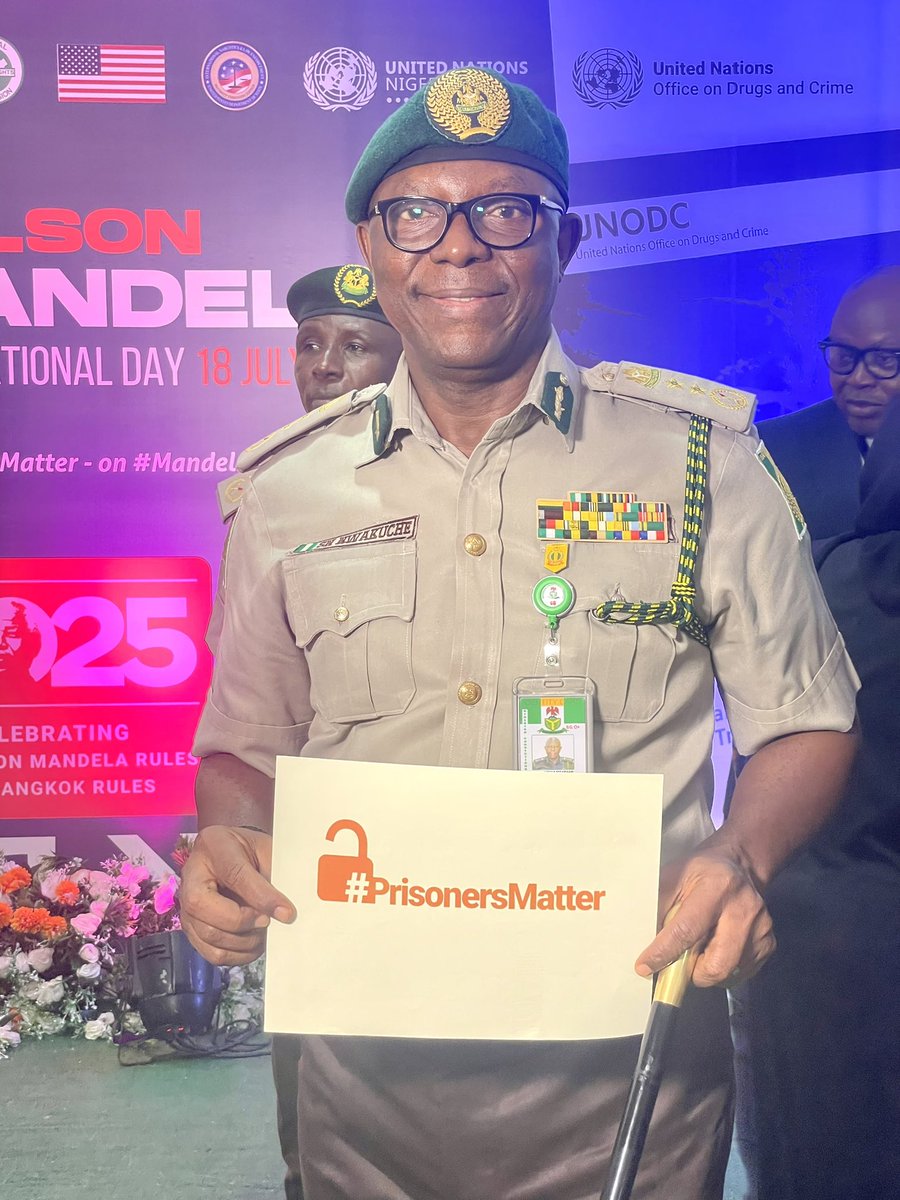 Nigerian Correctional Service (@correctionsng) on Twitter photo Happy Nelson Mandela Day
#PrisonersMatter Happy Nelson Mandela Day
#PrisonersMatter