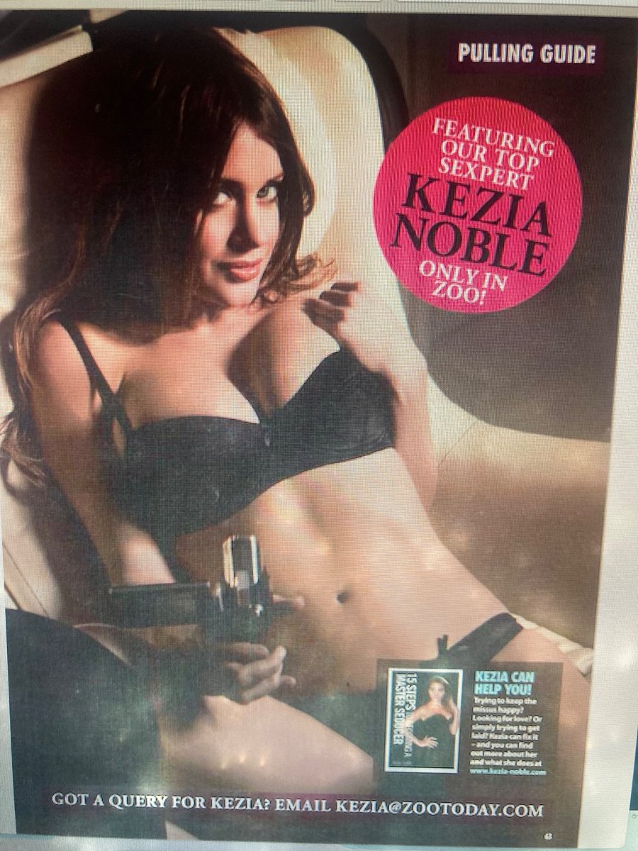 kezia_noble's tweet image. Many years ago.
Before the feminists demanded lad mags be banned.