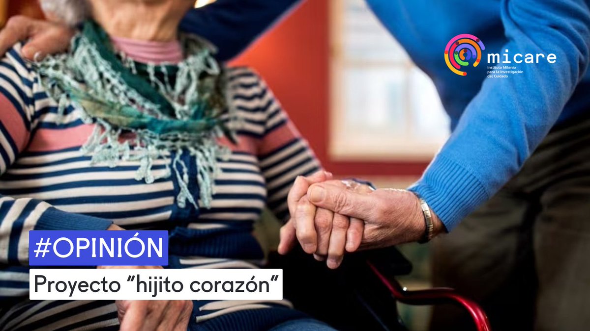 #HijitoCorazón | Investigadoras de MICARE advierten en La Tercera sobre la necesidad de consolidar un modelo de cuidado más equitativo, sostenible, centrando en la autonomía y la responsabilidad compartida

👉 bit.ly/3ICo4bh