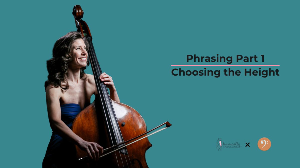 doublebasshq's tweet image. Lauren's series on phrasing begins with exploring how to find the height of a musical phrase.
Watch/Read: doublebasshq.com/learn_posts/ph…