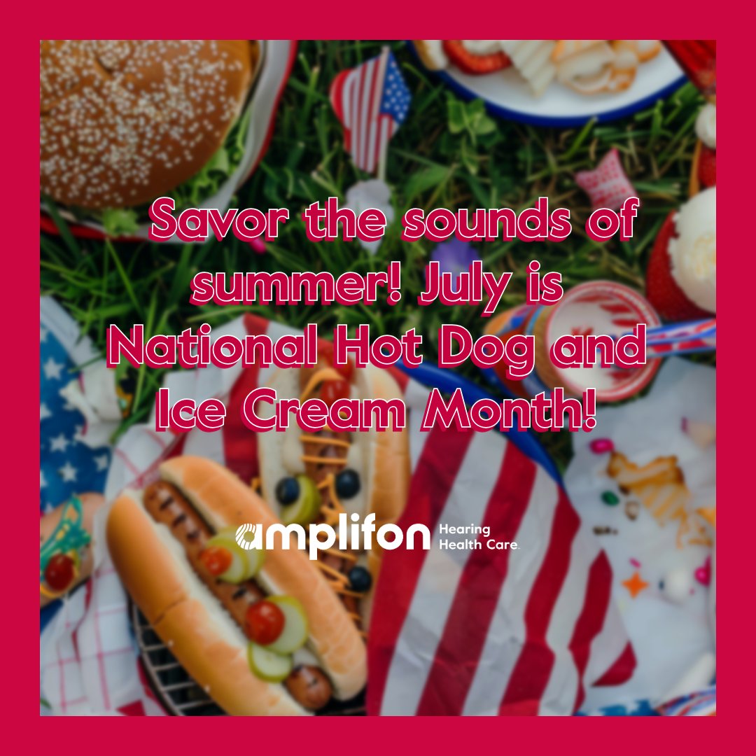 Nothing beats the sound of laughter, the sizzle of a hot dog, or the fun of "I scream for ice cream" on a summer day with loved ones! Make sure you never miss a moment—schedule your hearing evaluation and stay connected to what matters most. #HearingHealth