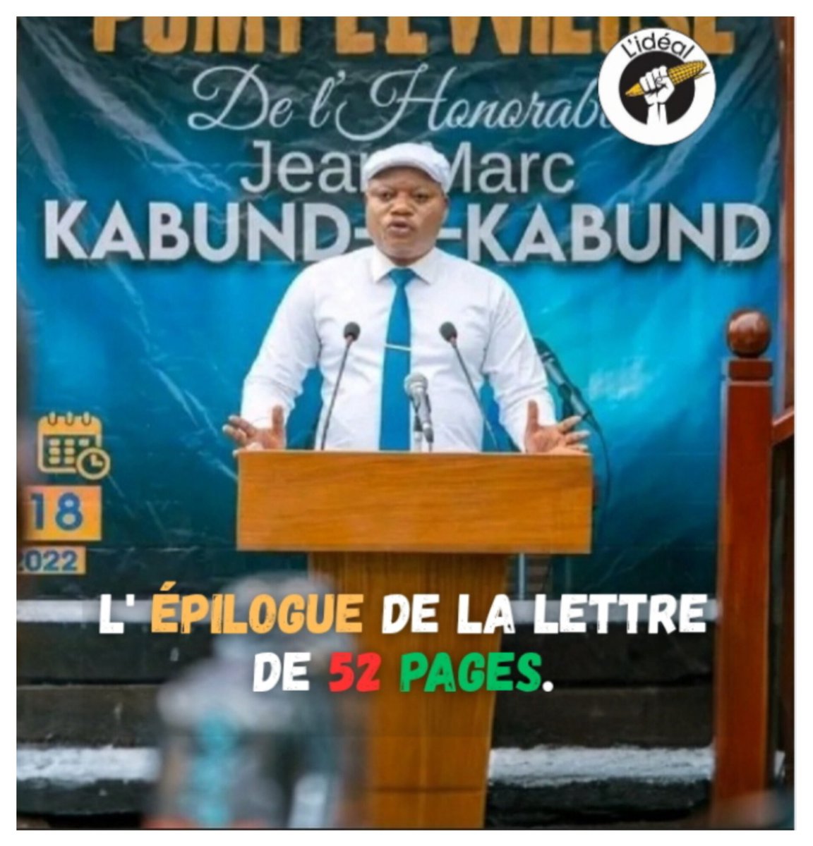 idéal (@idealplateforme) on Twitter photo Le point de presse du 18/07/22 tenu par le président <a href="/kabund_jmkkrock/">Jean Marc KABUND-A-KABUND</a> restera jusqu'à preuve du contraire, une lueur d'espoir pour le peuple qui a soutenu le combat des 13 parlementaires, dont le début fut marqué par rédaction de la fameuse lettre de 52 pages...
🌽🌽🌽 Le point de presse du 18/07/22 tenu par le président <a href="/kabund_jmkkrock/">Jean Marc KABUND-A-KABUND</a> restera jusqu'à preuve du contraire, une lueur d'espoir pour le peuple qui a soutenu le combat des 13 parlementaires, dont le début fut marqué par rédaction de la fameuse lettre de 52 pages...
🌽🌽🌽