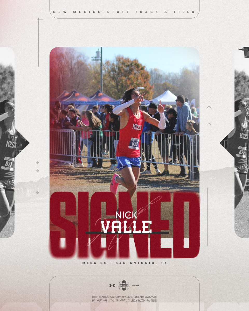 Aggie nation, join us in welcoming First-Team All-American Nick Valle to the squad! 🤠

#AggieUp