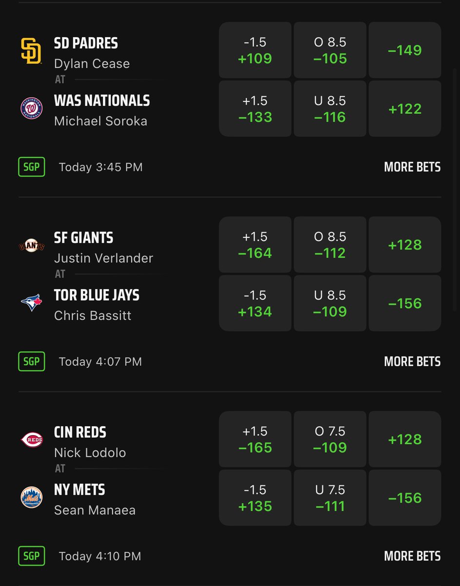 Professor Wedge Bets (@professor_wedge) on Twitter photo ๐โพ๏ธ FREE MLB PLAY OF THE DAY โพ๏ธ๐
GOING FOR A 29-8 FREE PLAY RUN!! ๐ฅ
Algorithm Projects 85% IT CASHES! ๐ฏ
๐ HAS 15.6% EV (Expected Value) โ
๐คฏ
My Bot ๐ค will send it to everyone who ๐๐๐๐๐ โค๏ธ + ๐๐ข๐ ๐ ๐๐ก๐ง๐ฆ ๐ฃ๏ธ + ๐๐๐๐๐๐๐๐ โป๏ธ
Must be following ๐โพ๏ธ FREE MLB PLAY OF THE DAY โพ๏ธ๐
GOING FOR A 29-8 FREE PLAY RUN!! ๐ฅ
Algorithm Projects 85% IT CASHES! ๐ฏ
๐ HAS 15.6% EV (Expected Value) โ
๐คฏ
My Bot ๐ค will send it to everyone who ๐๐๐๐๐ โค๏ธ + ๐๐ข๐ ๐ ๐๐ก๐ง๐ฆ ๐ฃ๏ธ + ๐๐๐๐๐๐๐๐ โป๏ธ
Must be following