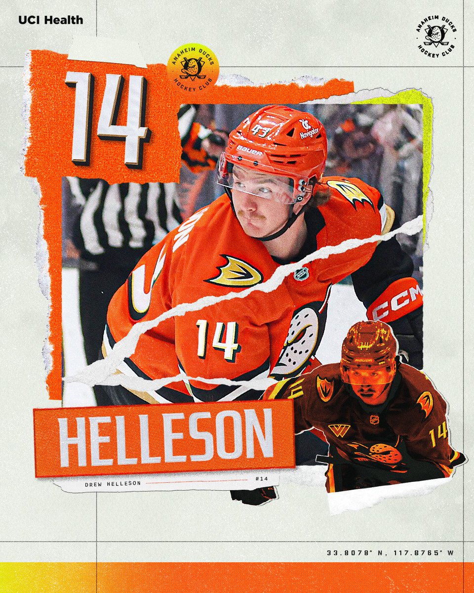 AnaheimDucks's tweet image. A new contract and a new number for Helly!
#FlyTogether
