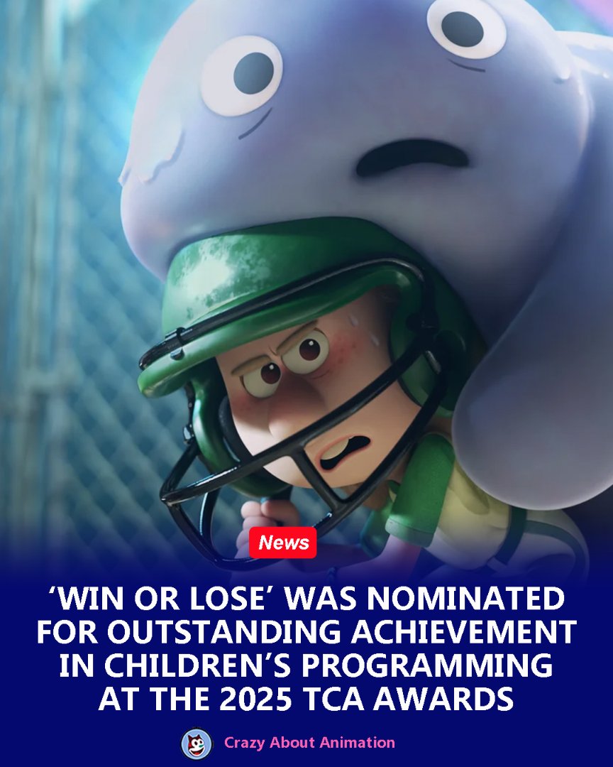 Pixar's series 'Win or Lose' earned a nomination for Outstanding Achievement in Children's Programming at the 2025 Television Critics Association Awards. The winners will be revealed later this summer.