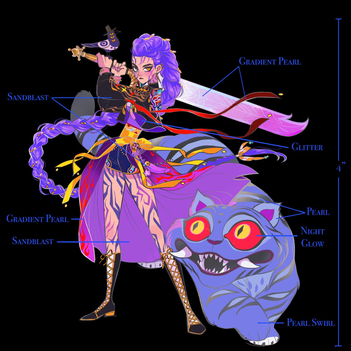 WitchXingStudio's tweet image. 🌟Pre sale🌟 Girl with Sword Series Rumi Pre order is available now! With two variants! 🤩
🌟Pre sale lasts for one week, after pre sale, we will make 5-10 extra in hand.
🌟We have special discount during pre sale time, so please take advantage of it.
🌟Link in bio.