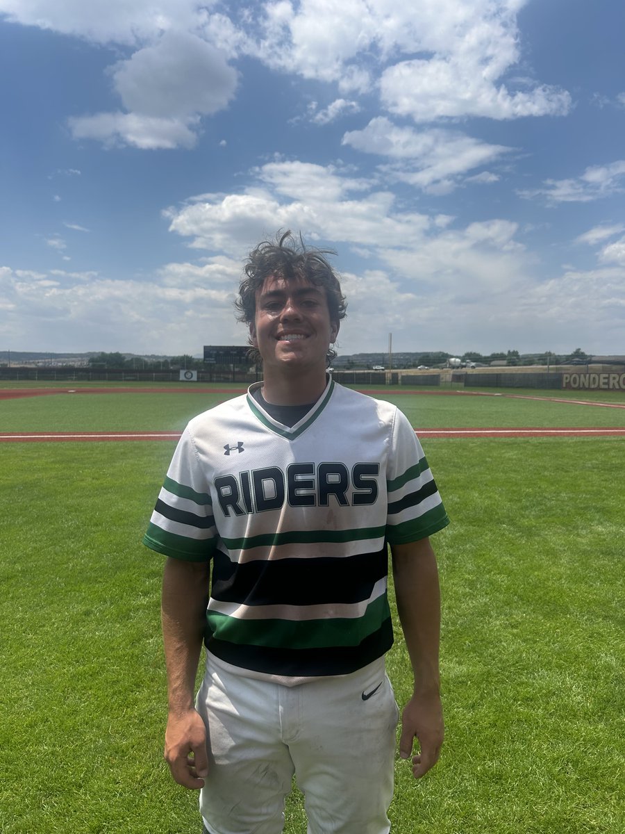 FiveToolCO's tweet photo. F: RoughRiders Povich 12, Outlaws Baseball Club 2
PoG: Alex Hays 2-2, 2 RBI, 2R, 3 SB https://t.co/CJkxJ7Ival