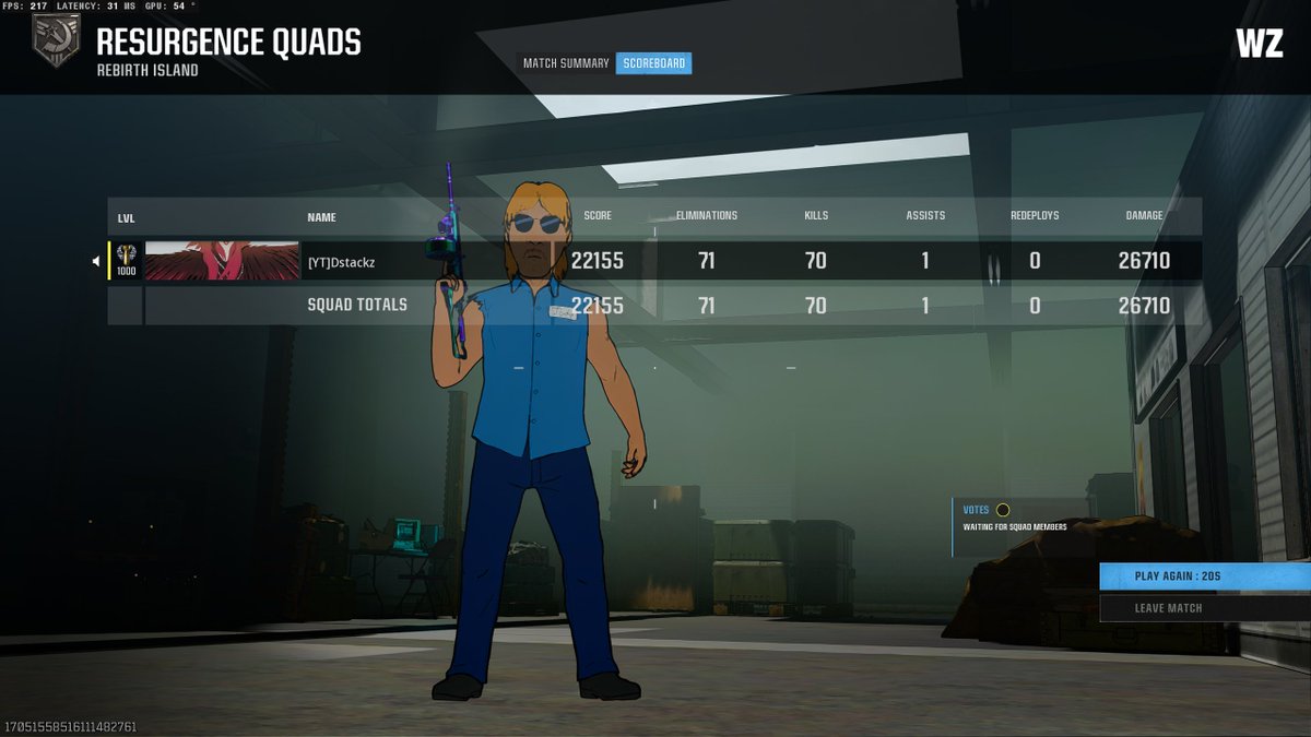 DstackzWZ's tweet image. i wish i could actually see ppl😂 70👑