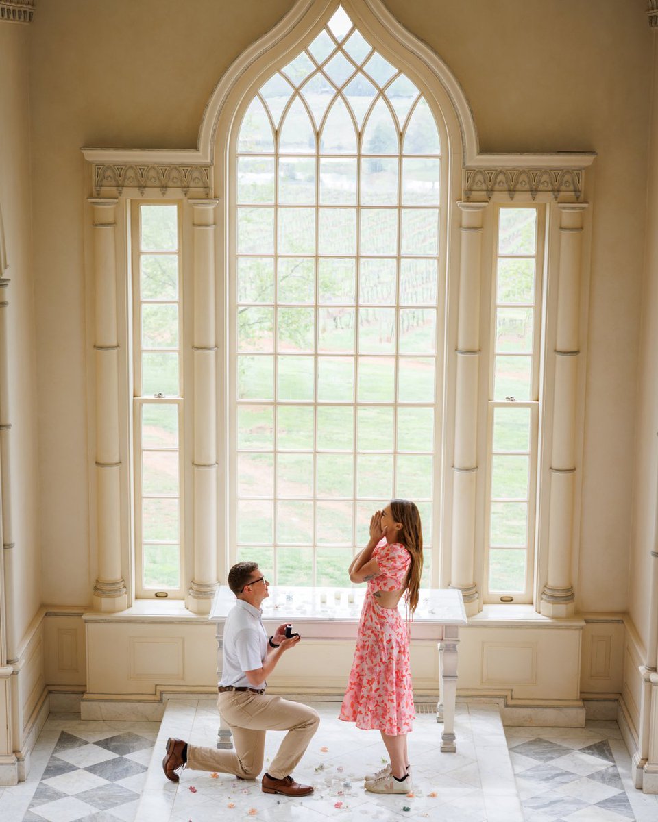 trumpwinery's tweet photo. Forever starts here! 💍

Work with our events team to craft the perfect proposal! 
Contact us at winery.events@trumpwinery.com or 434-443-3072 to get started!

#TrumpWinery #VineyardWedding #Proposal #Engagement #CvilleLocal #Charlottesville #Winery #Vineyard https://t.co/tNjBGbJdRF