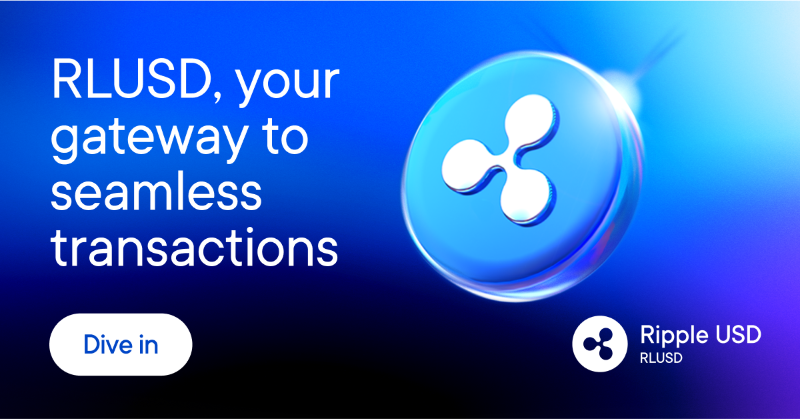 Ripple's tweet photo. Hold, buy, and trade with the stablecoin that’s held to higher standards—and no reservations about our reserves.