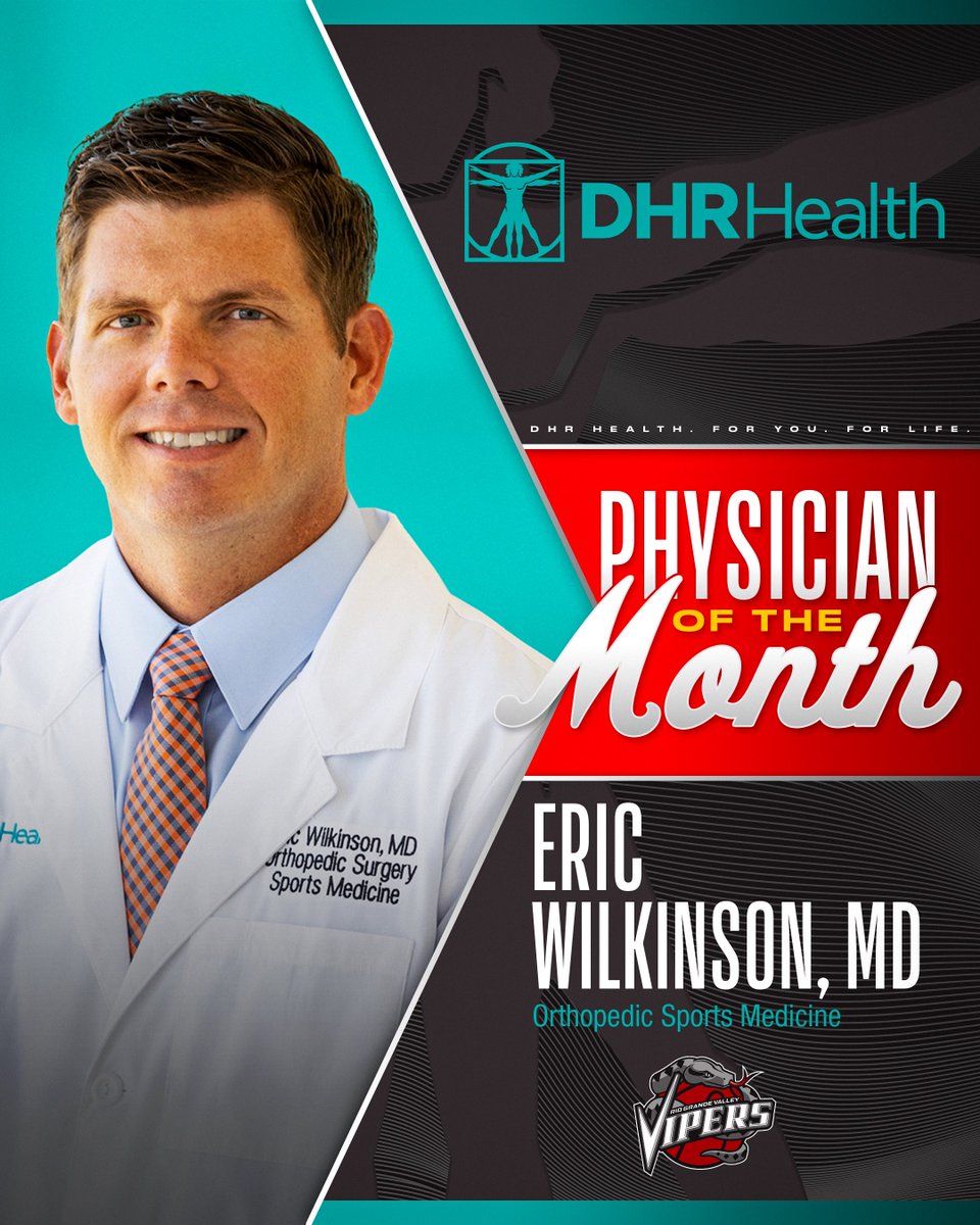 RGVVipers's tweet image. Each month, we will highlight a standout doctor from @dhrhealth who exemplifies dedication, compassion, and exceptional care.
Like this post to join us in honoring Dr. Eric Wilkinson 🩺