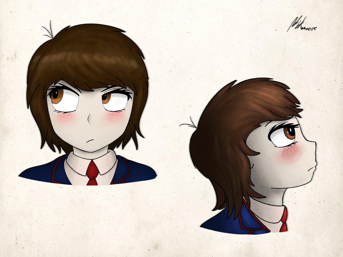 BrandonSDraws's tweet image. western man does attempt to draw in a manga (or anime) style