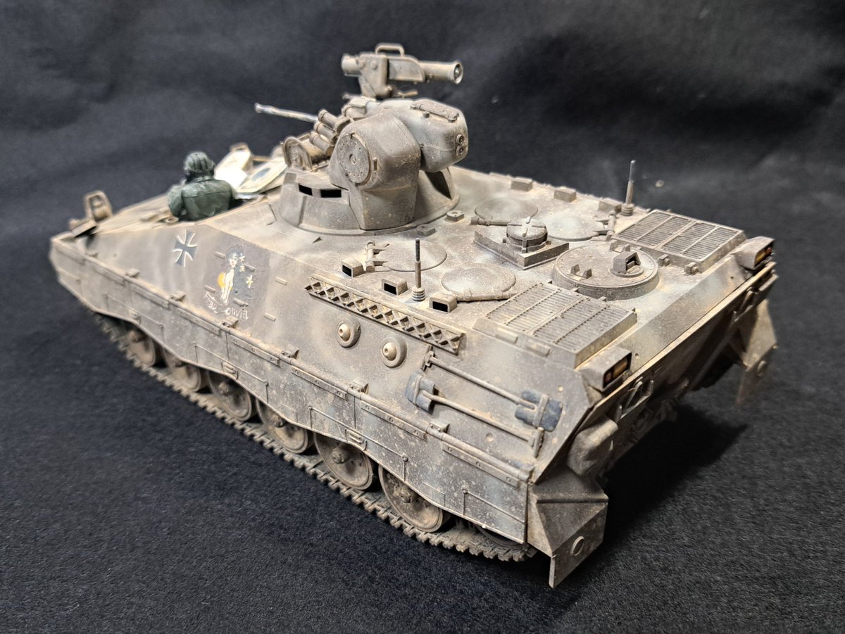 ManBouMokei's tweet image. タミヤ 1/35 マルダー歩兵戦闘車 完成です。
久々の完成品です。😄

#タミヤ #ScaleModel #プラモデル #翻車魚模型