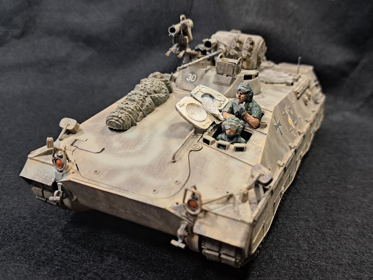 ManBouMokei's tweet image. タミヤ 1/35 マルダー歩兵戦闘車 完成です。
久々の完成品です。😄

#タミヤ #ScaleModel #プラモデル #翻車魚模型