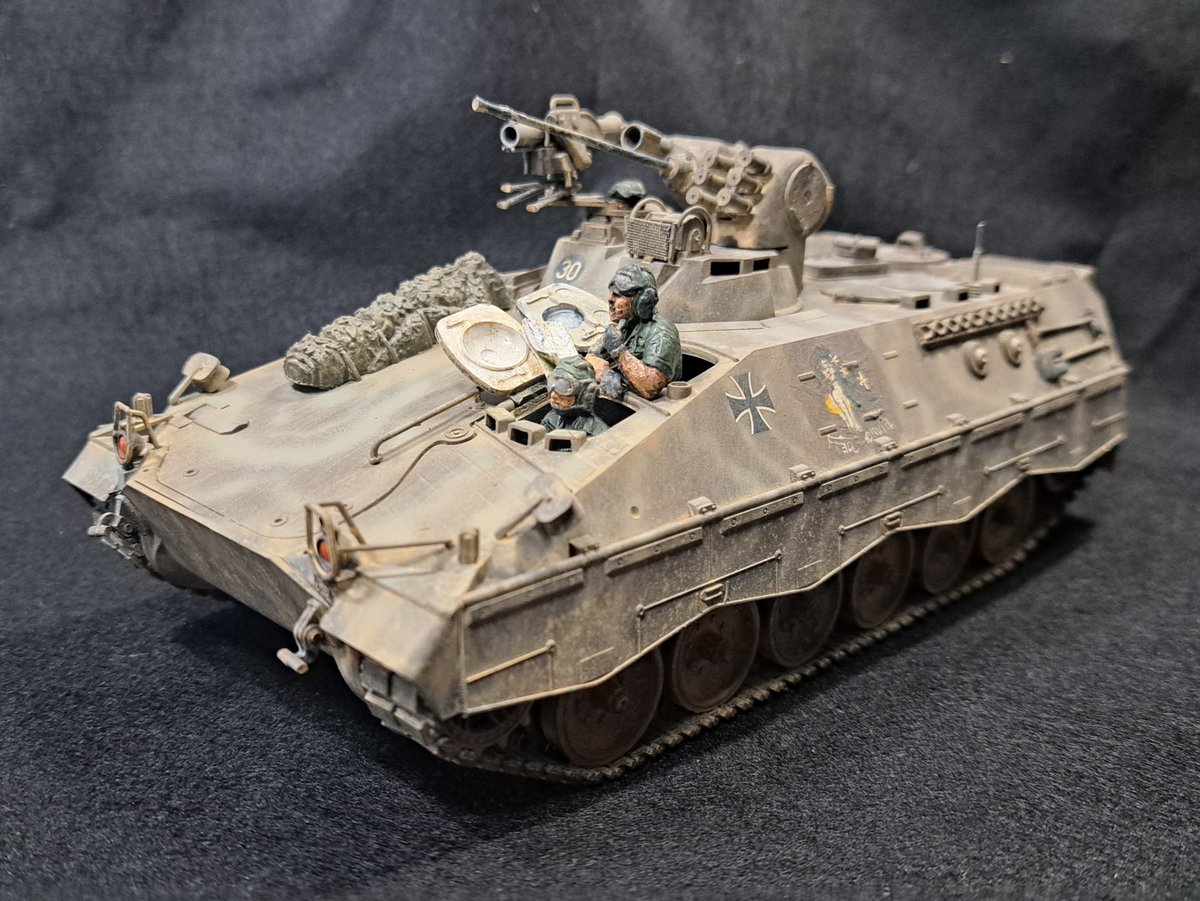 ManBouMokei's tweet image. タミヤ 1/35 マルダー歩兵戦闘車 完成です。
久々の完成品です。😄

#タミヤ #ScaleModel #プラモデル #翻車魚模型