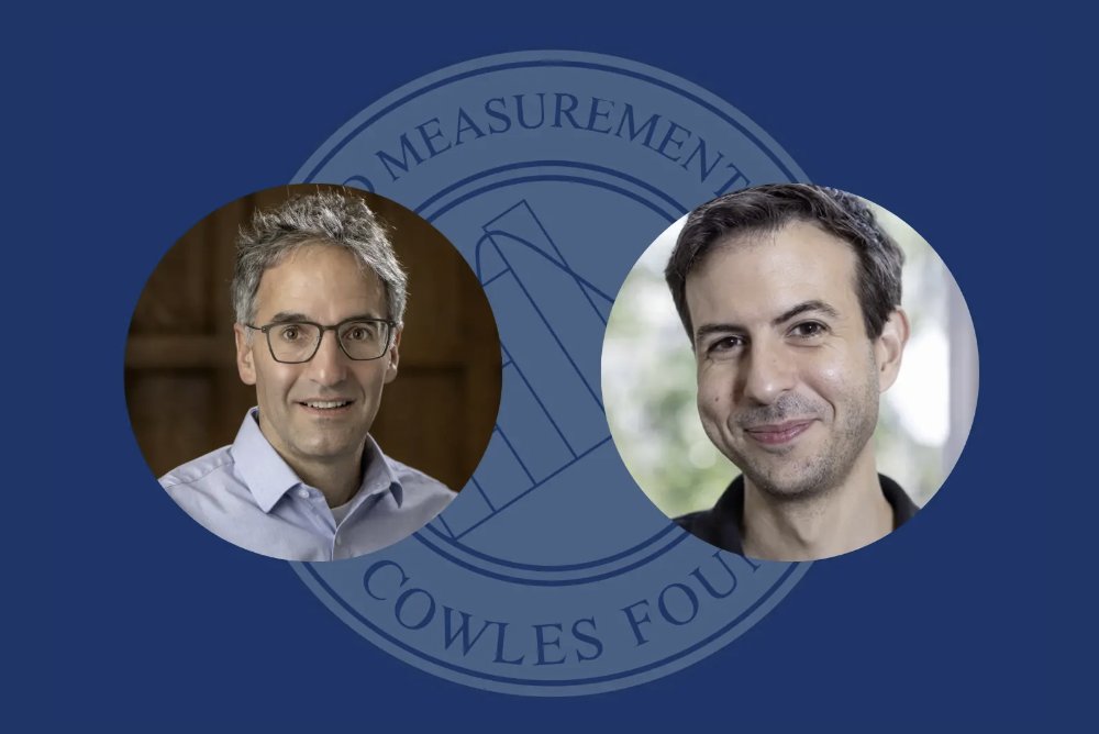 YaleCowles's tweet image. Professor Philipp Strack becomes Faculty Director of the Cowles Foundation this summer.
"With all due respect to my colleagues, I can’t think of a better choice than Philipp Strack to carry on the Cowles mission," says outgoing Director Samuel Kortum.
cowles.yale.edu/news/250718/co…