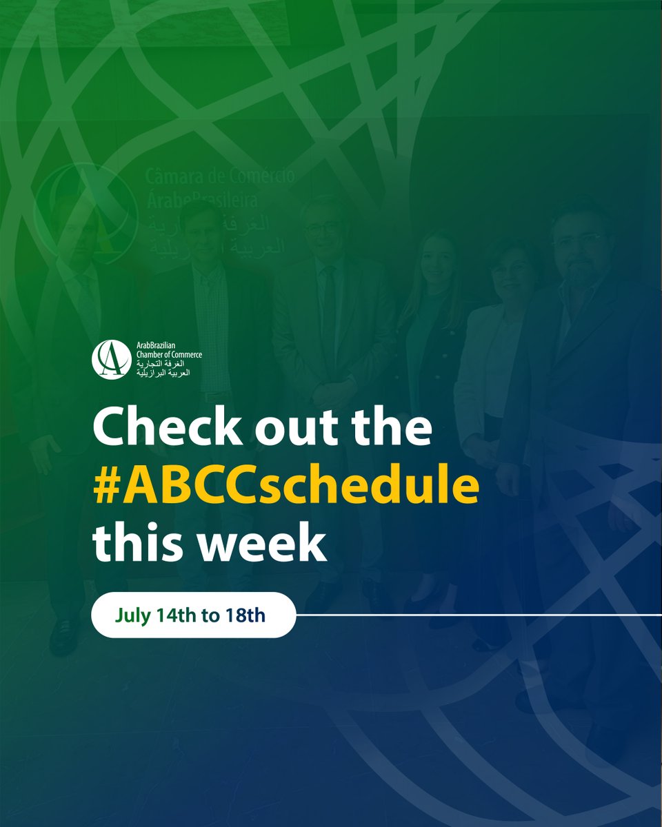 abcc_mea's tweet photo. Discover how was #ABCCSchedule this week, from July 14th to 18th https://t.co/dzj7uPytqK