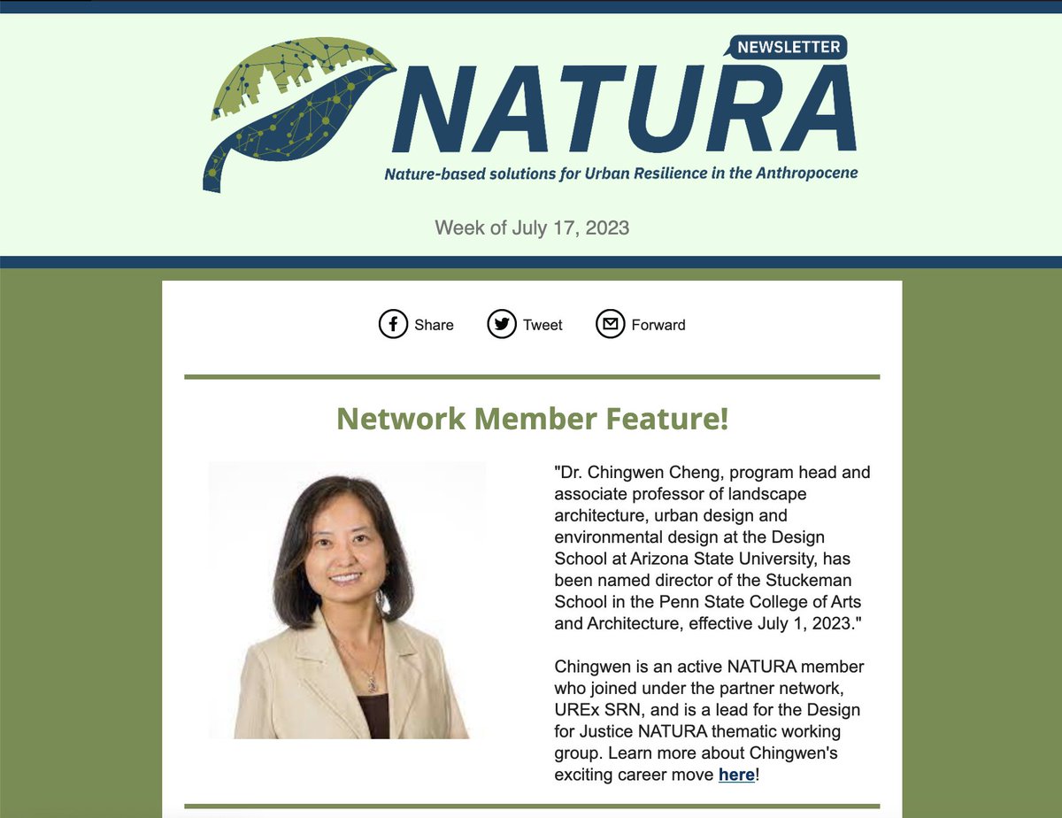 🌿NATURA Newsletter: Announcements/Opportunities - mailchi.mp/fb91eb749423/n…