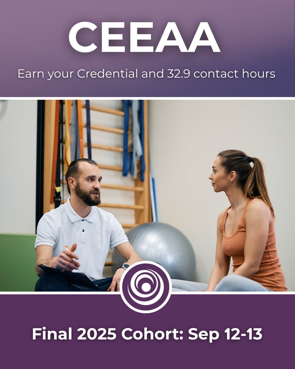 Advance your geriatric PT career by enrolling in our September CEEAA. Earn 32.9 CEUs &amp; CEEAA® credential.

Register at: aptageriatrics.thinkific.com/courses/Septem…

 #PhysicalTherapyEducation #PTContinuingEducation #CEUOpportunities #PortlandPT