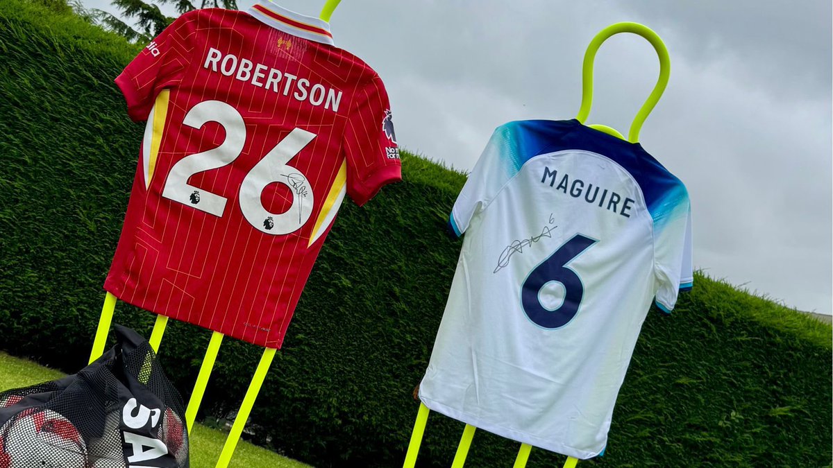 🚨 FREE SHIRT GIVEAWAY 🚨

Signed shirts from Harry Maguire &amp; Andy Robertson, donated to support grassroots football 🙌

No purchase needed — just visit our website &amp; enter via the popup:

👉 mikephelancoaching.com

#GrassrootsFootball #FootballGiveaway
shha.re/uClnl