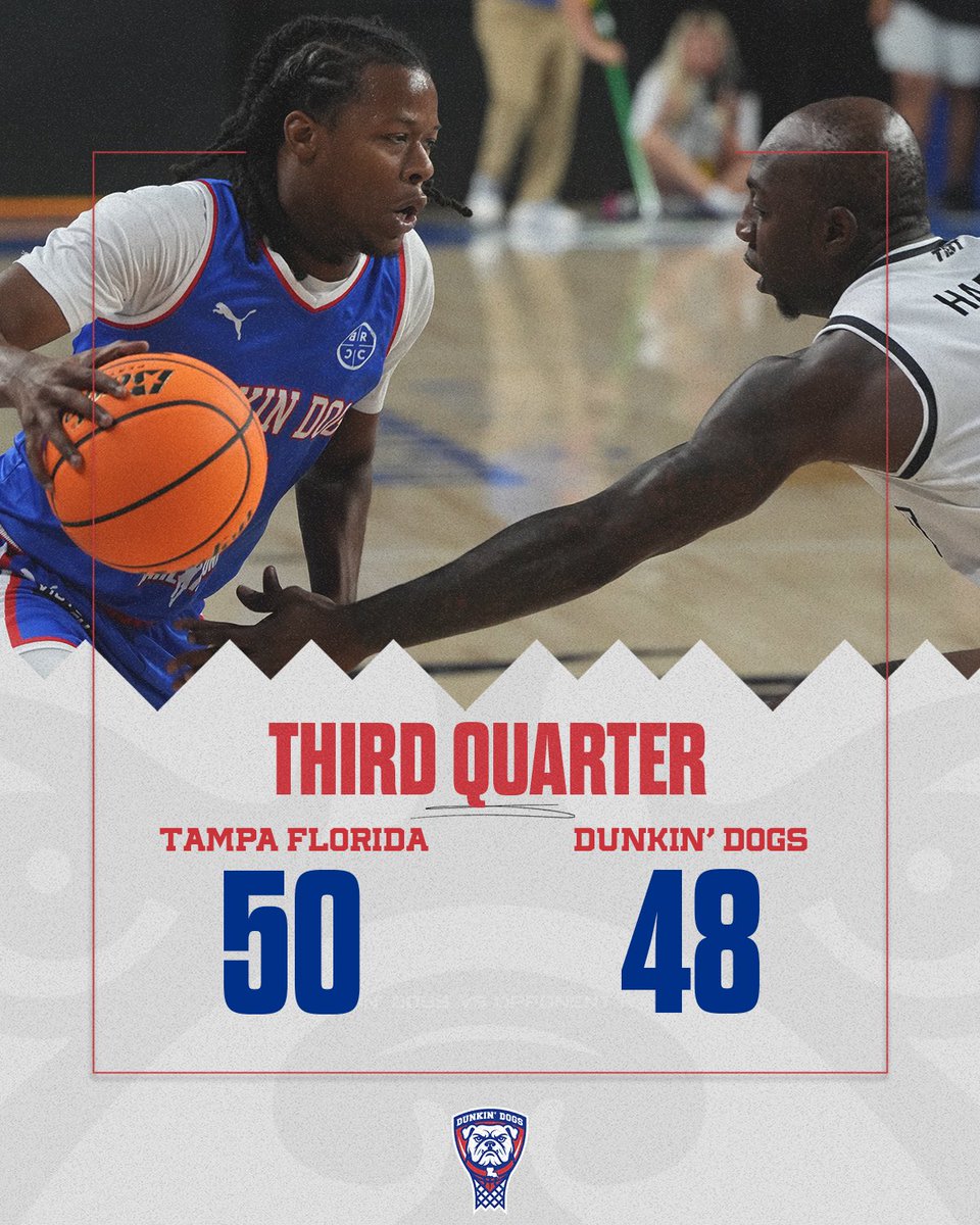 DunkinDogsTBT's tweet image. Third Quarter in the books.

Tyree Appleby » 15 points
Keith Clanton » 9 rebounds
Keith Clanton » 3 assists

@LATechHoops x @TheTournament