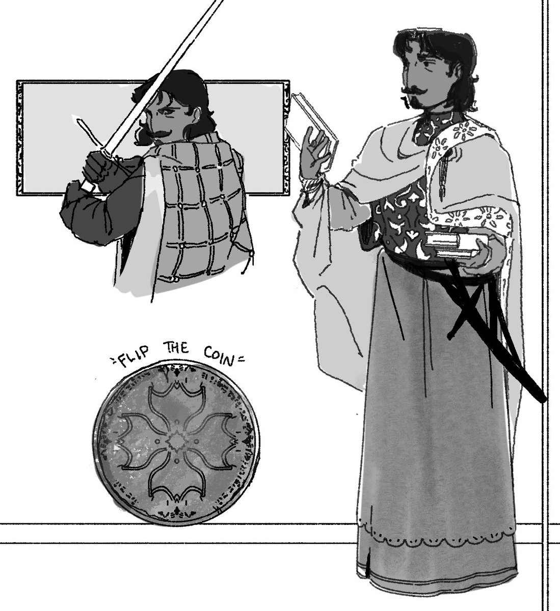 1nterspace's tweet image. ⚜️ Lord Evrard sketches ⚜️