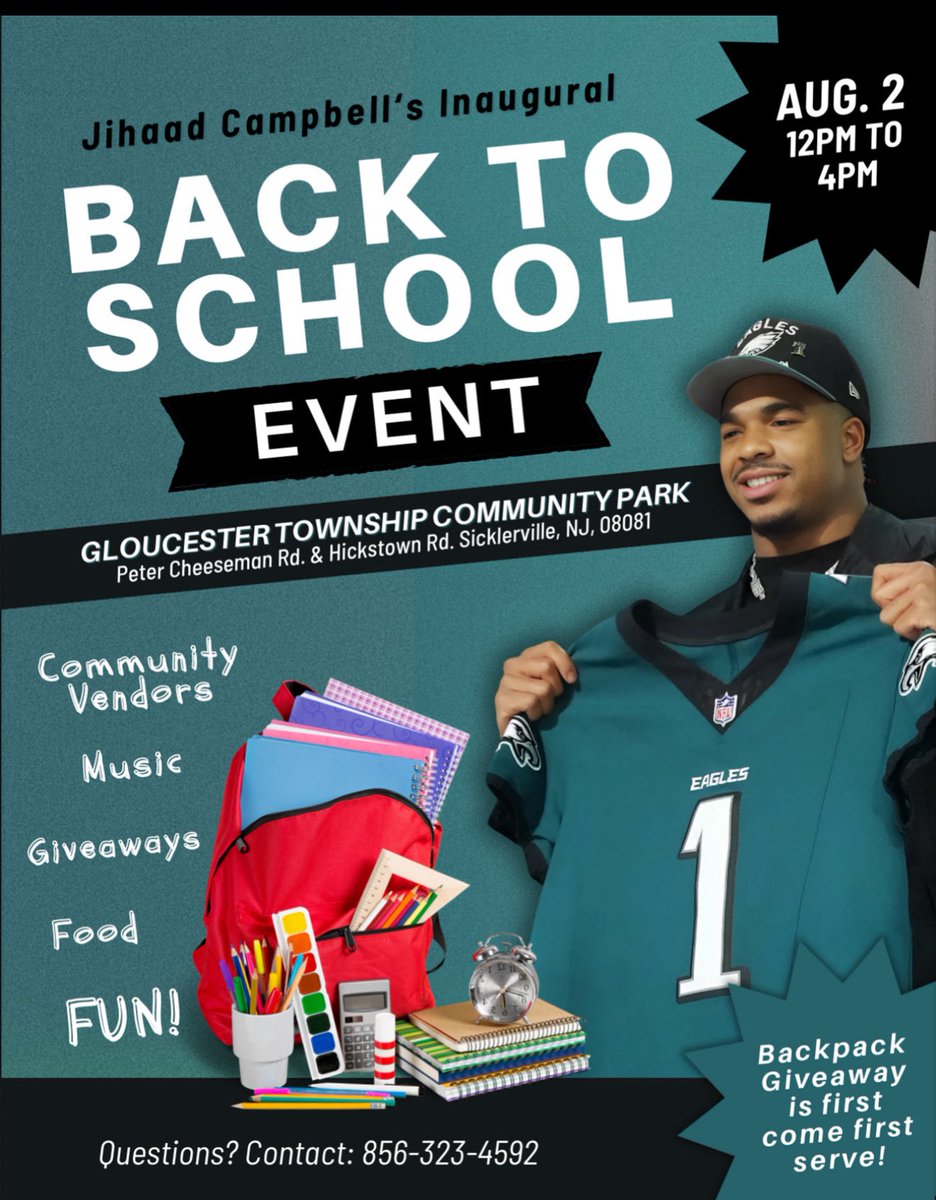 RealJihaadC's tweet image. "Back to school, back to the community! 📚✨ The first of many! Our Inaugural Back to School event is officially here! Let's celebrate this year of learning, growth, and making memories together. Let’s make this one unforgettable! #BackToSchool #CommunityStrong #NewBeginnings…