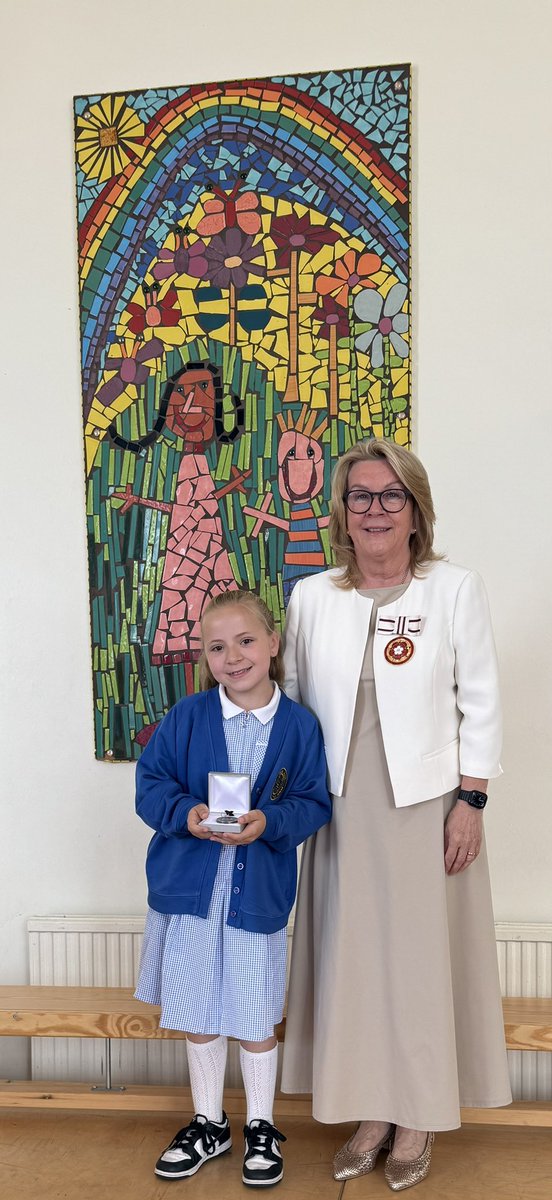 Today I had the honour of meeting an incredible young lady who has won the <a href="/WMLieutenancy/">WMLieutenancy</a> lord Lieutenant’s Young Active Citizen award and presenting her with the Sir John Crabtree Medal Well done Darci-Bleu Stewart from Yardley Wood Community Primary School.