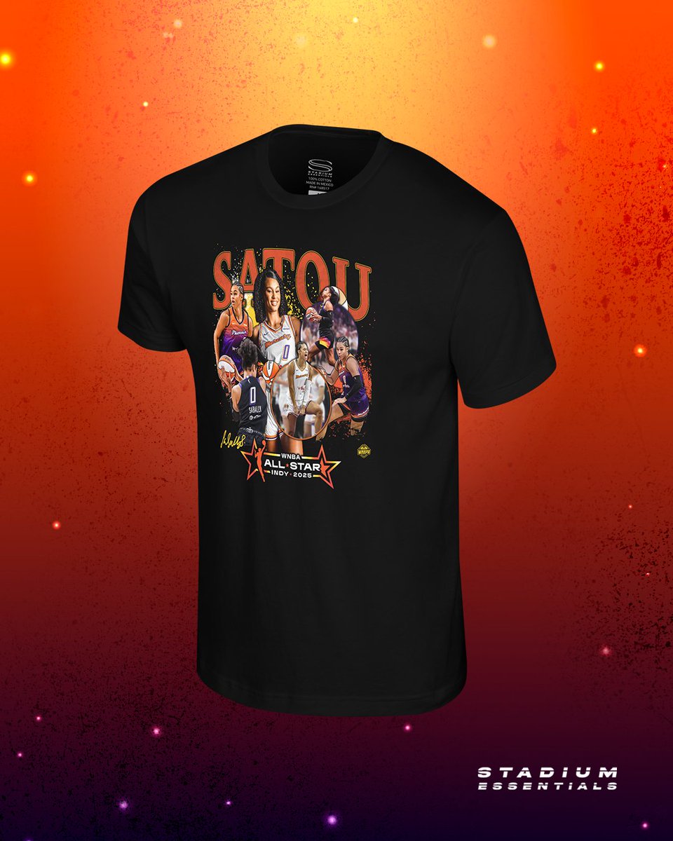 StadiumEssntls's tweet image. Rep WNBA All-Stars on Game Day and Every Day.
The #StadiumEssentials WNBA All-Star Collection is here, including special All-Star editions of the Crossroads Collection. Shop now at Official WNBA All-Star retailers.
#MyStadiumEssentials